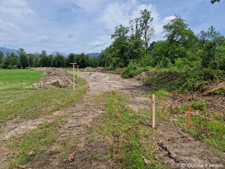 Izgradnja protipoplavnega nasipa Šmarca-Nožice – etapa 1 (2)